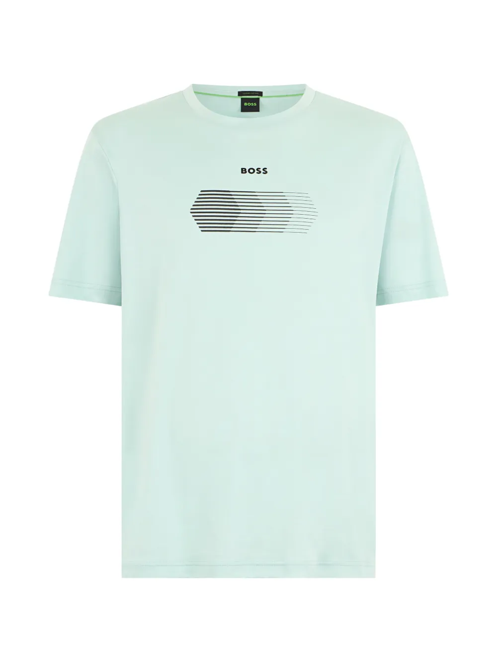 BOSS graphic-print T-shirt - Blau