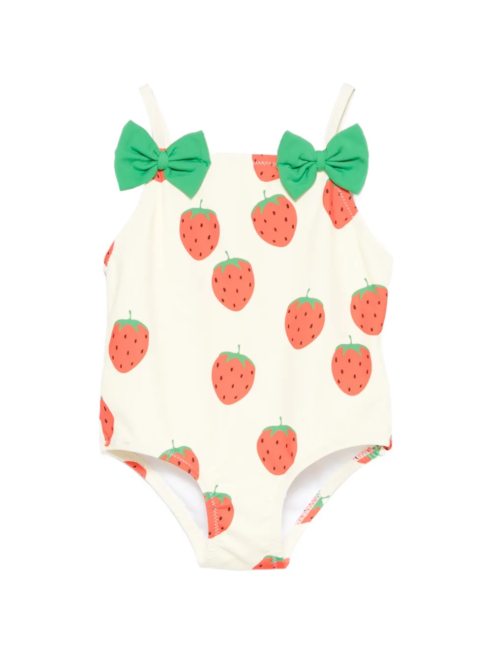 Mini Rodini Strawberry swimsuit - Nude