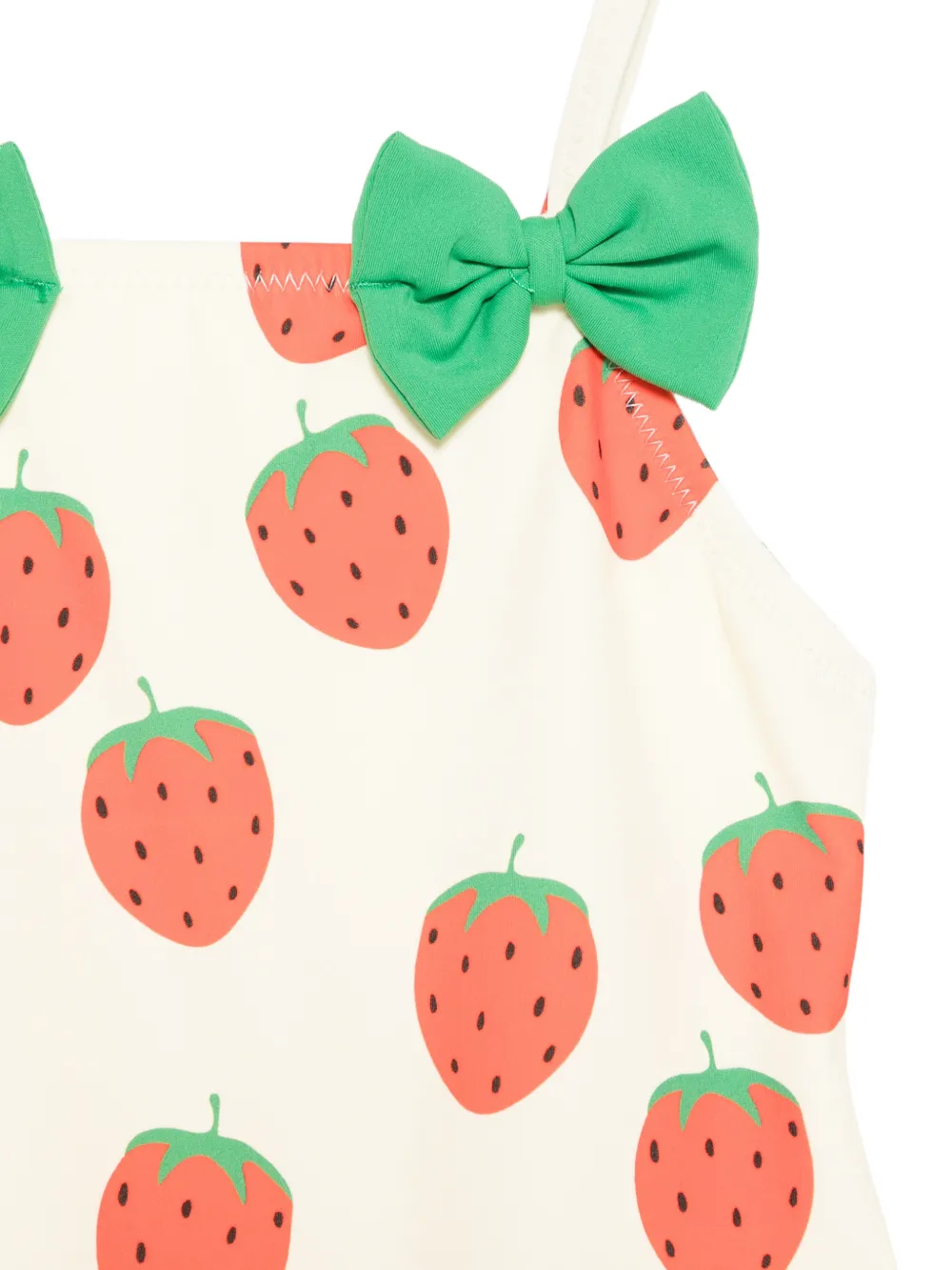  Mini Rodini Strawberry Swimsuit - Neutrals 