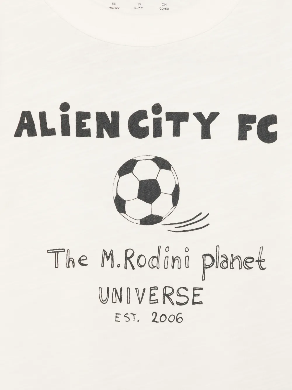  Mini Rodini Alien City T-shirt - Neutrals 