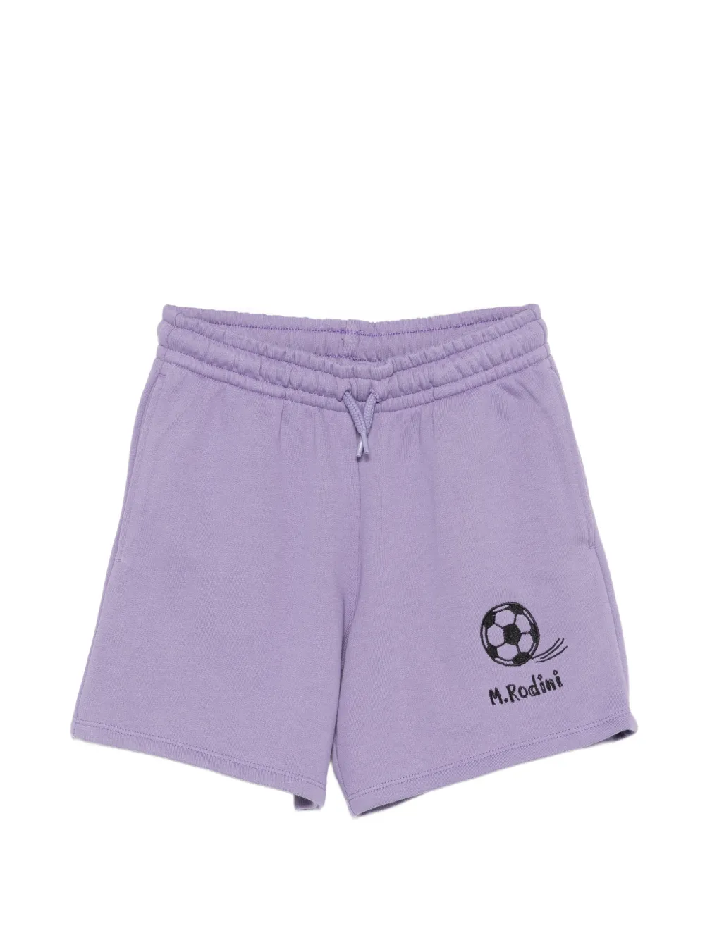 Mini Rodini Football-embroidery shorts - Viola