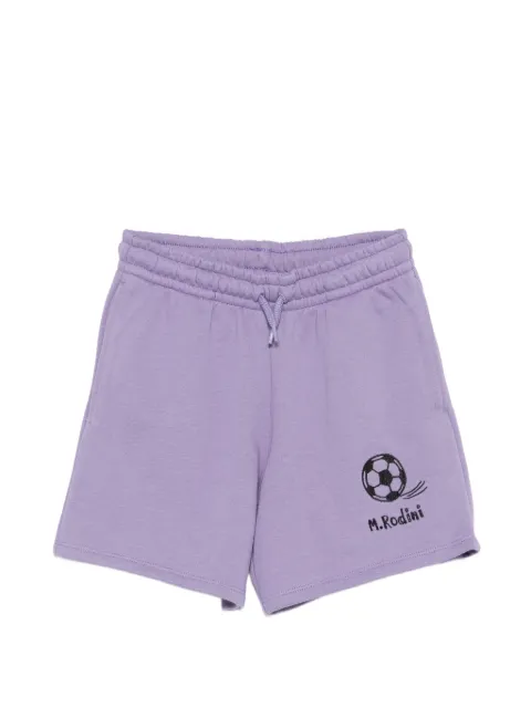 Mini Rodini Football-embroidery shorts