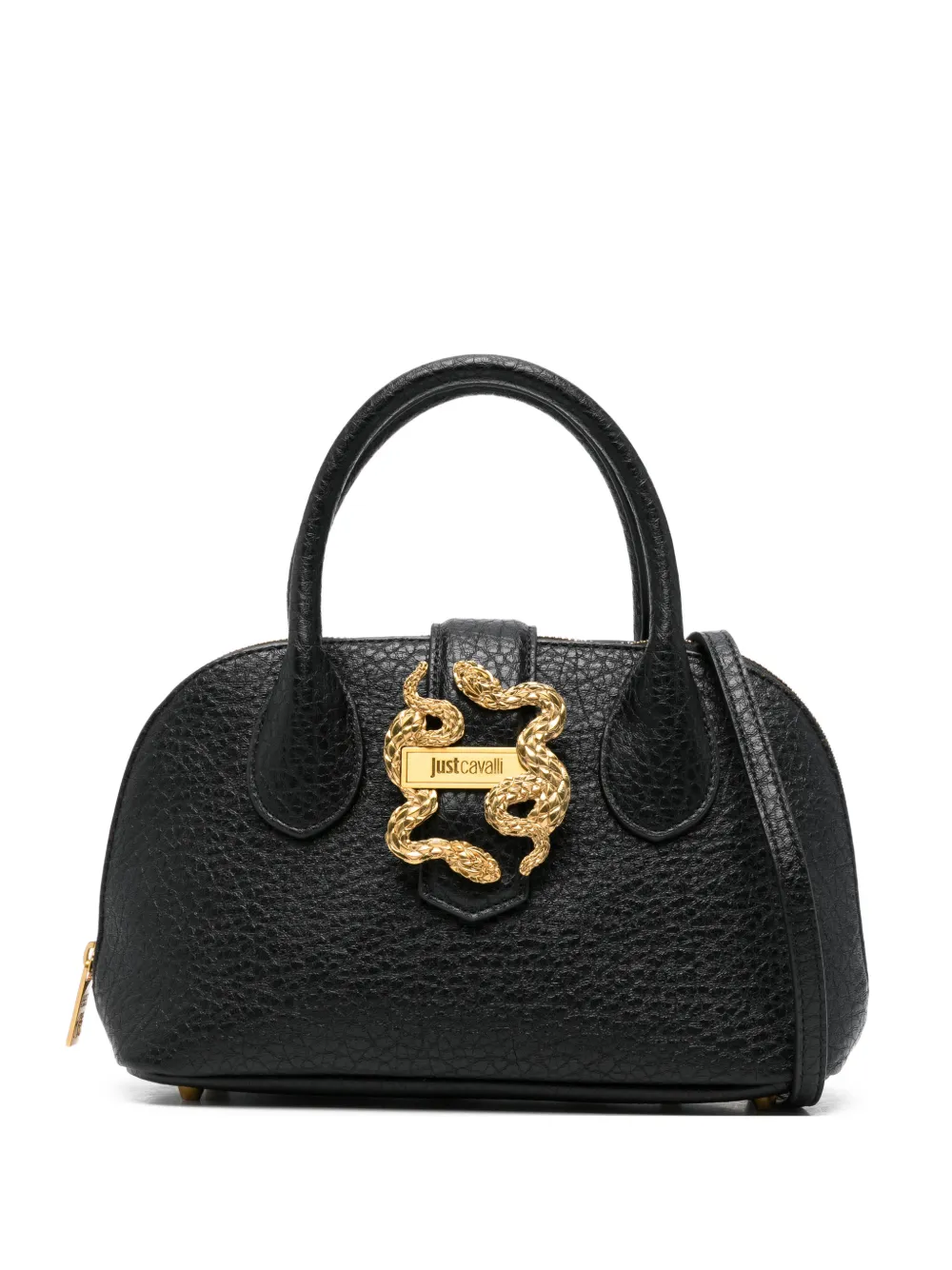 Just Cavalli serpent-detail tote bag - Black