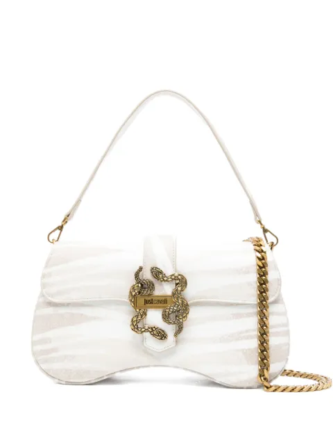 Just Cavalli zebra-print buckle tote bag