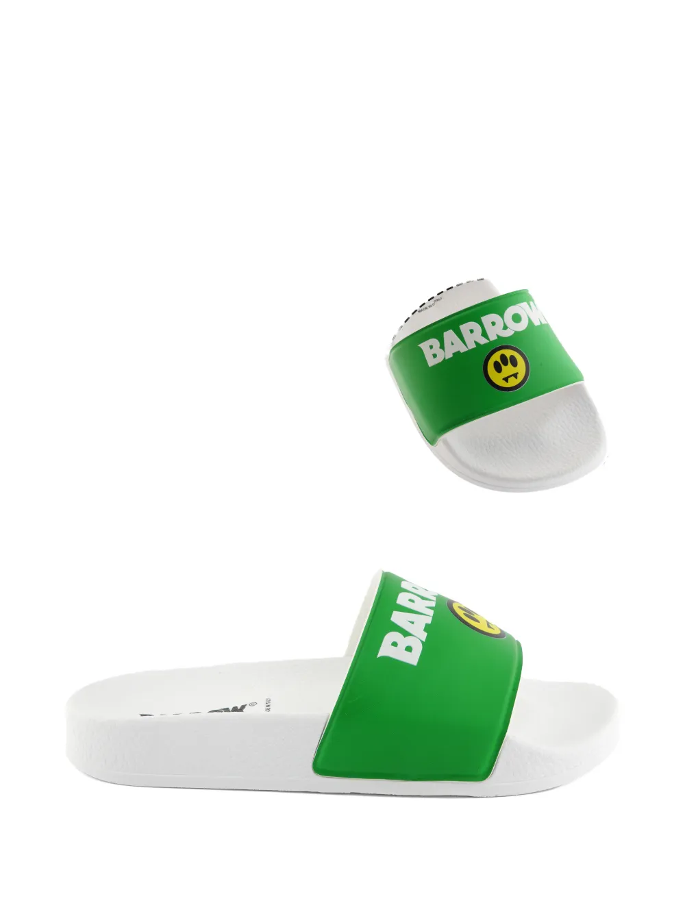 Barrow Logo Flip Flops In Green
