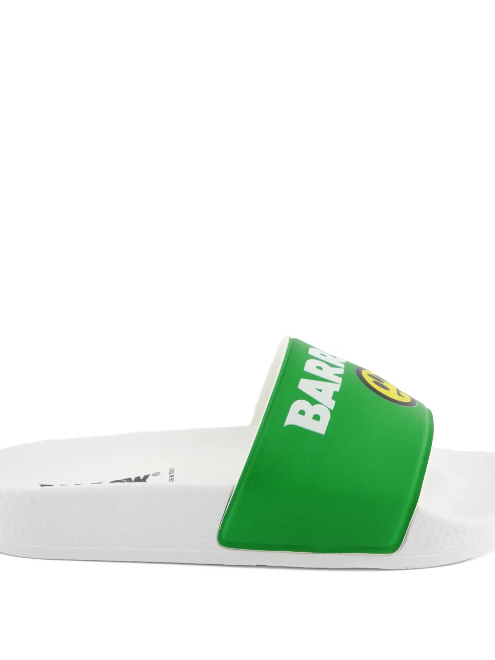 Barrow kids Teenslippers met logo Groen