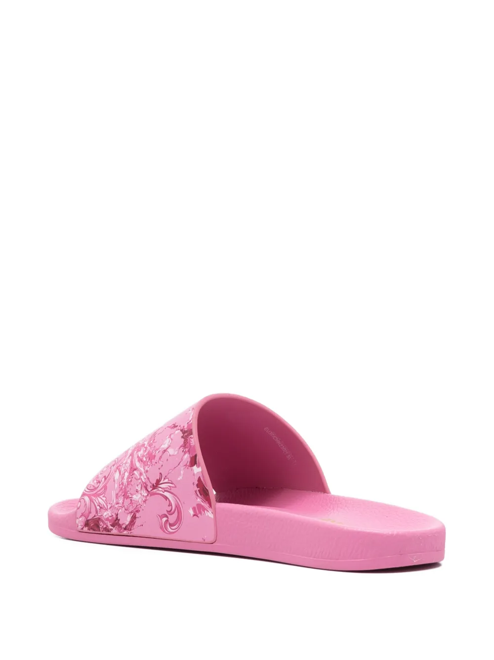 Versace Jeans Couture patterned slides Roze