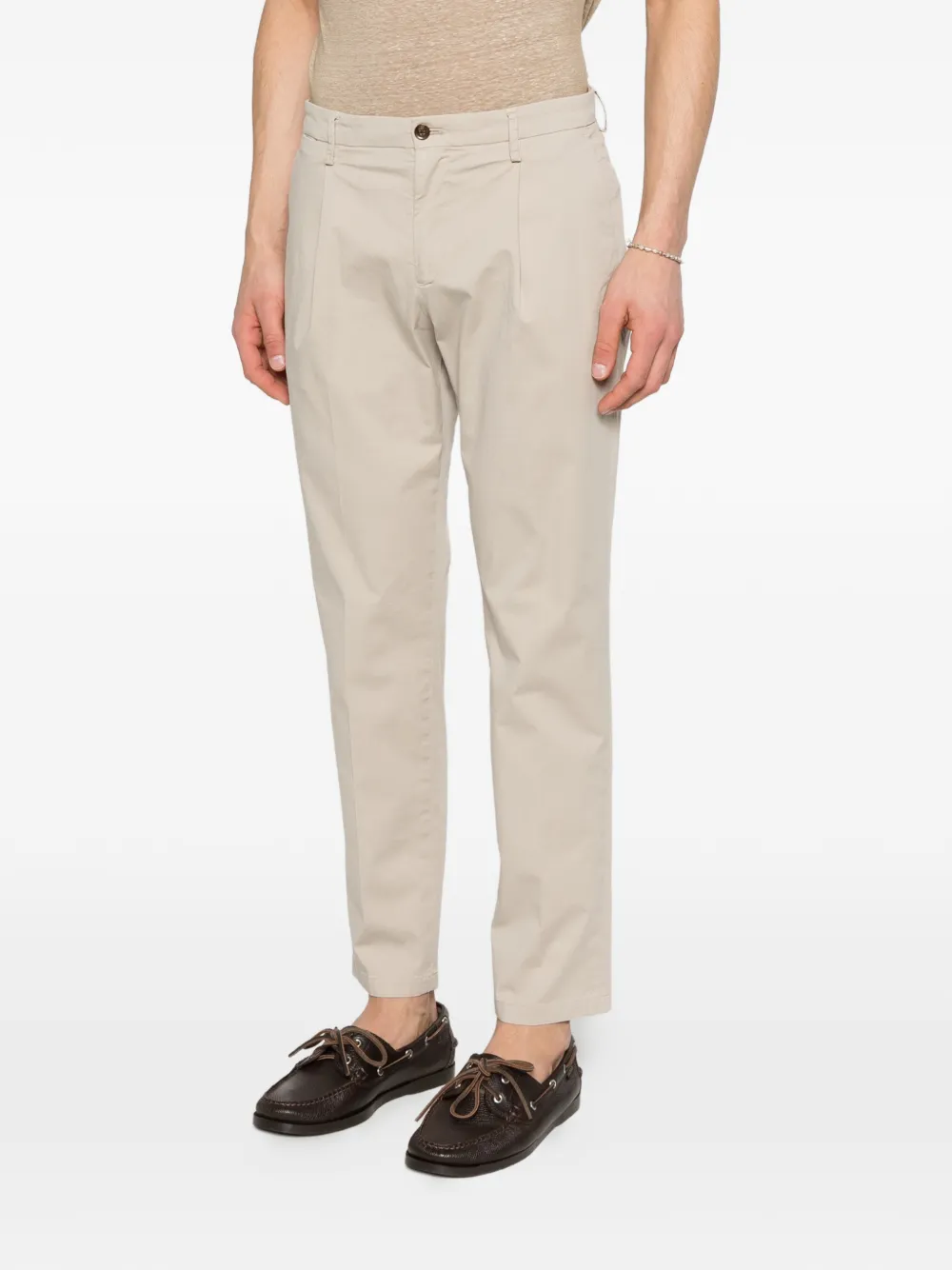 Briglia 1949 Broek met plooien Beige