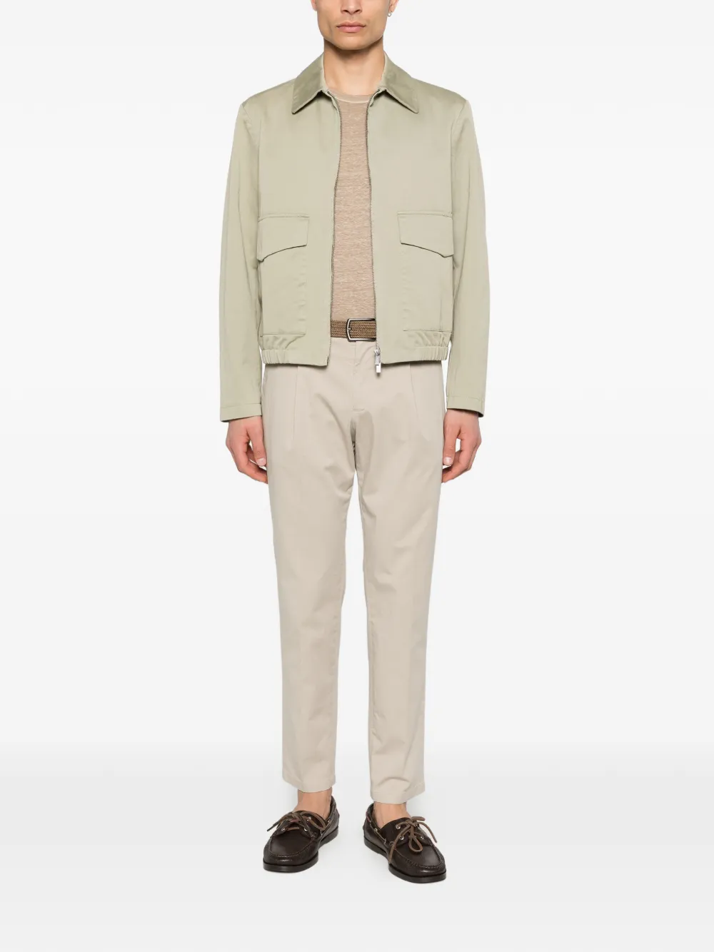 Briglia 1949 Broek met plooien Beige