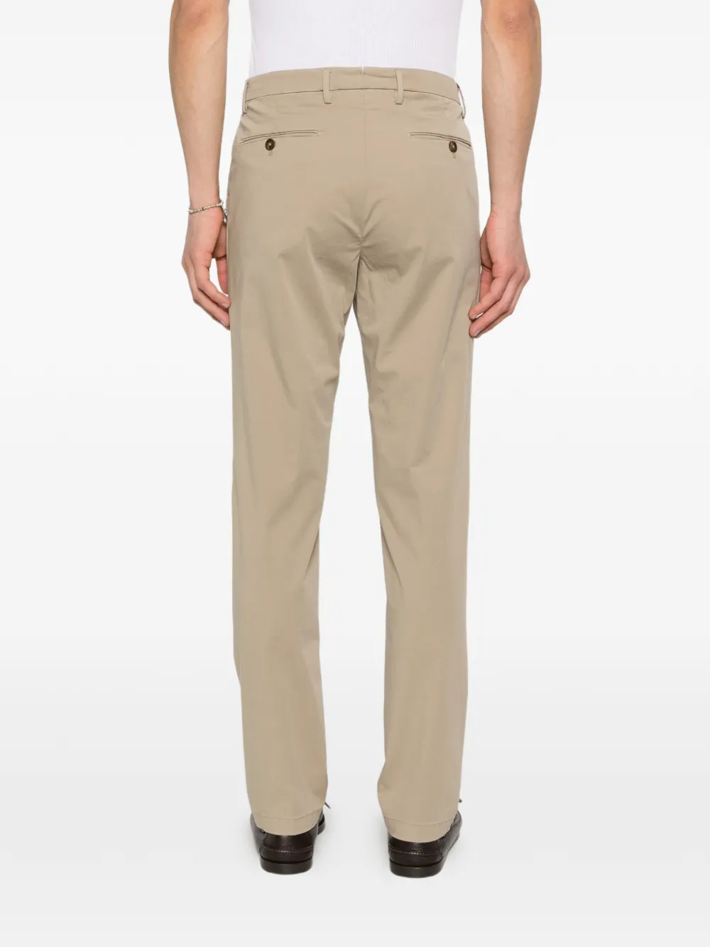 Briglia 1949 Broek met knoopsluiting Beige