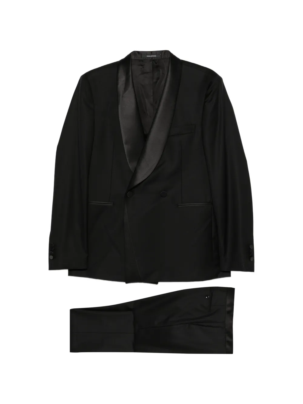 Tagliatore shawl-collar suit - Nero