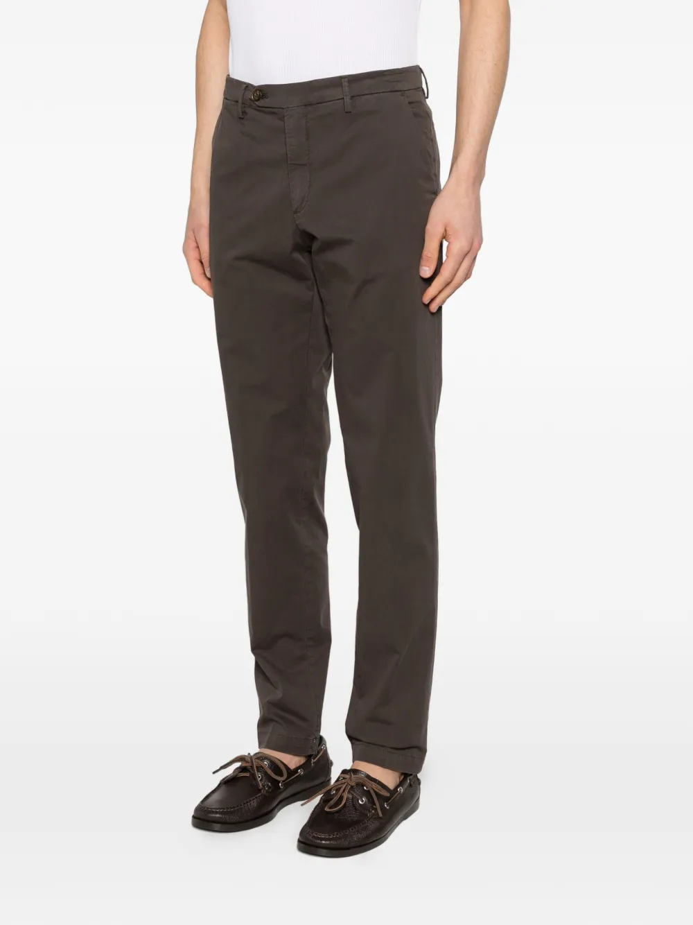 Briglia 1949 Broek met knoopsluiting Bruin
