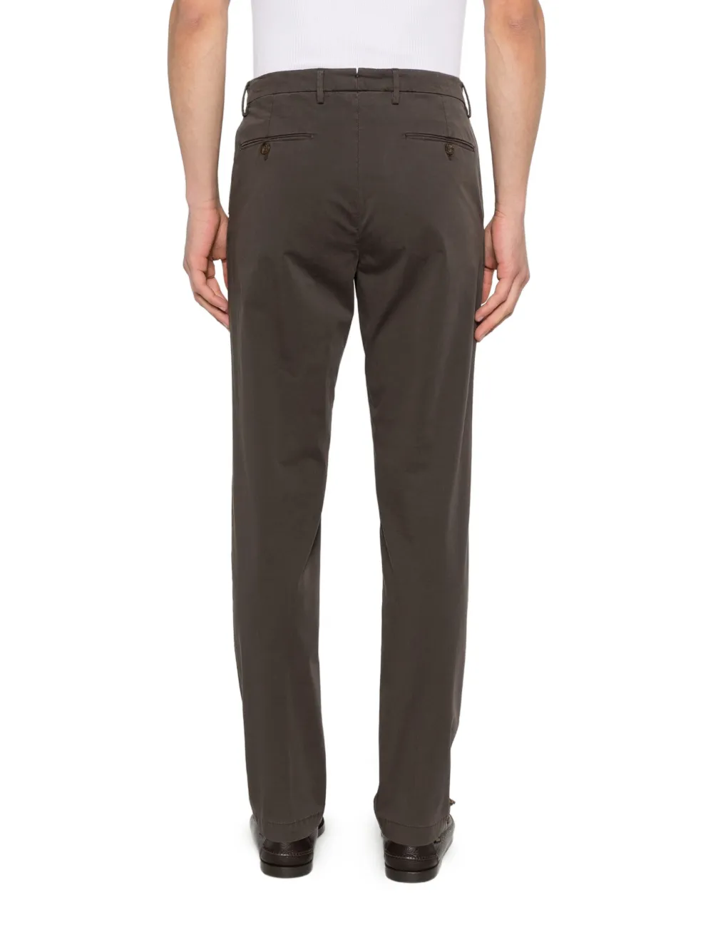 Briglia 1949 Broek met knoopsluiting Bruin