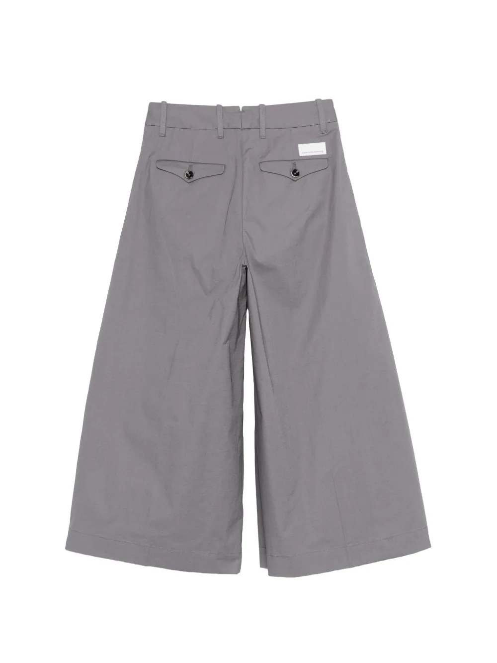 Nine In The Morning Fiammetta broek met wijde pijpen Grijs