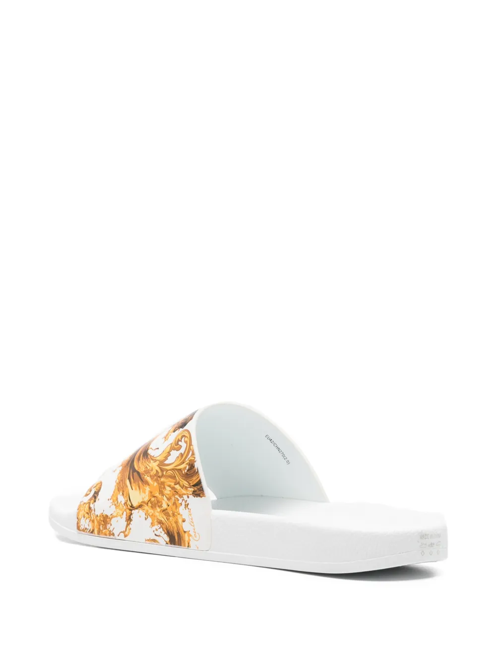 Versace Jeans Couture printed slides Wit
