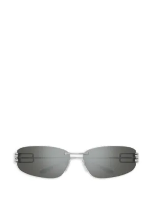 Balenciaga Eyewear リムレス サングラス | シルバートーン | FARFETCH JP