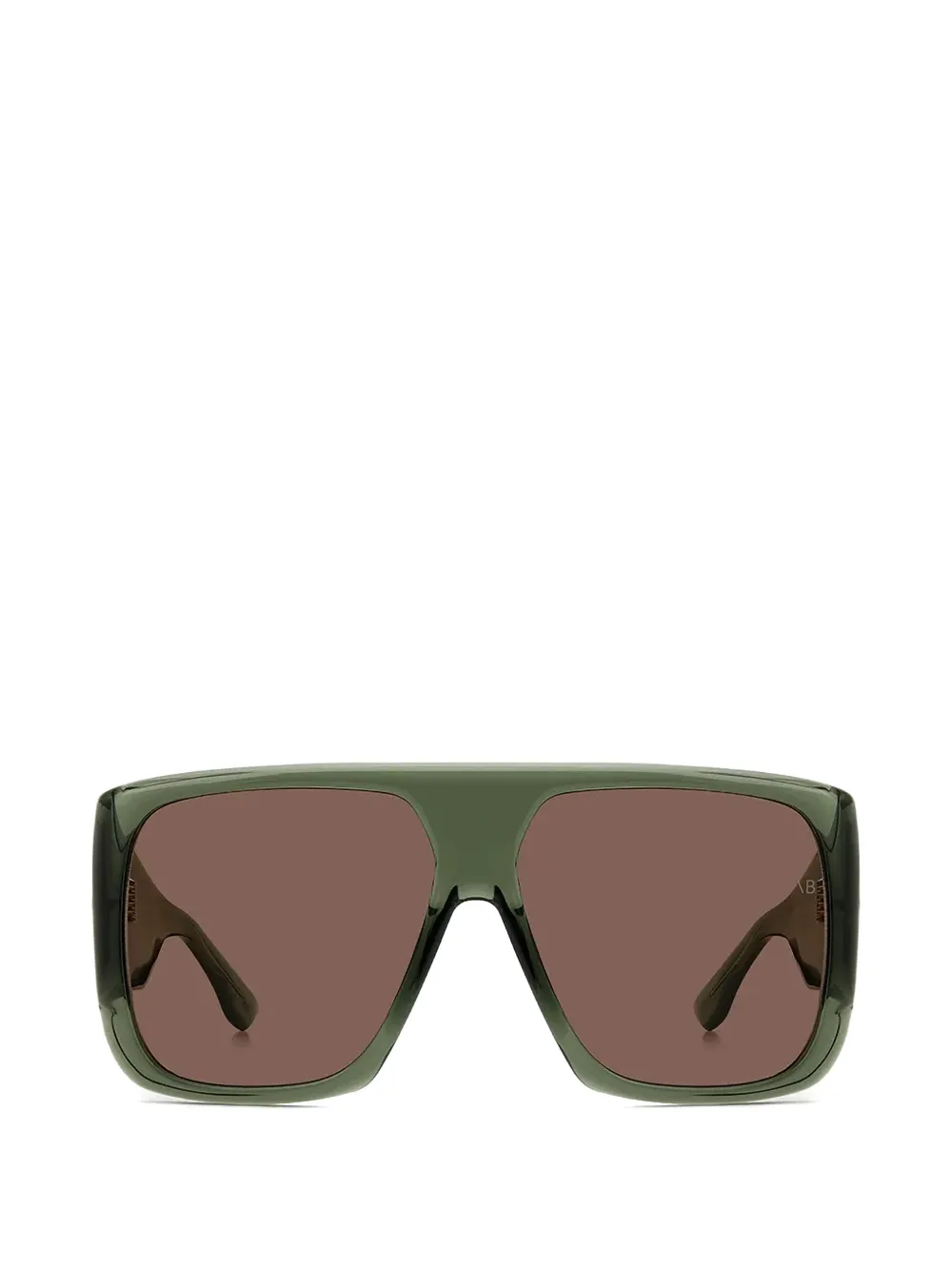 Victoria Beckham Eyewear geometric-frame sunglasses - Verde