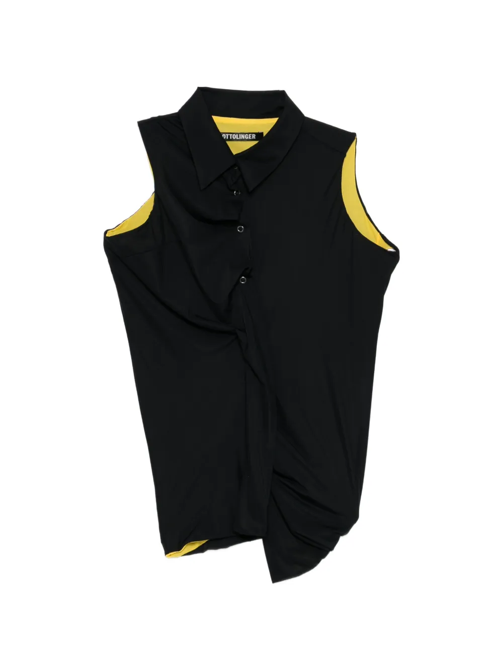 Ottolinger twisted reversible shirt - Black