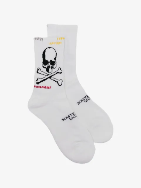 Mastermind World skull-motif socks