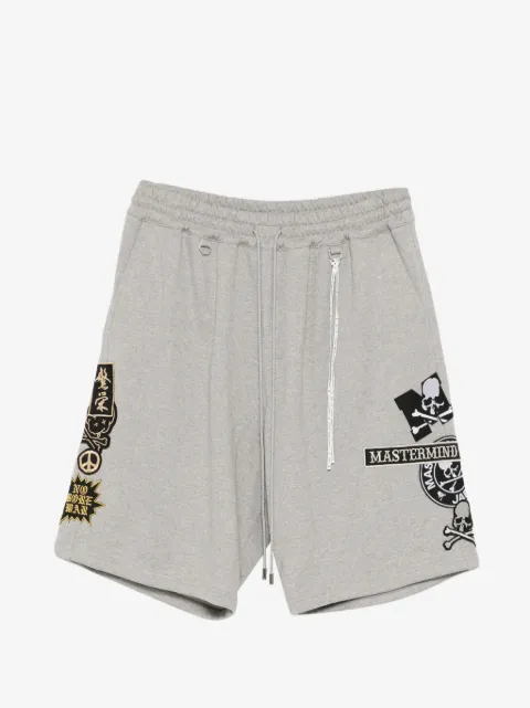 Mastermind Japan shorts con aplique del logo