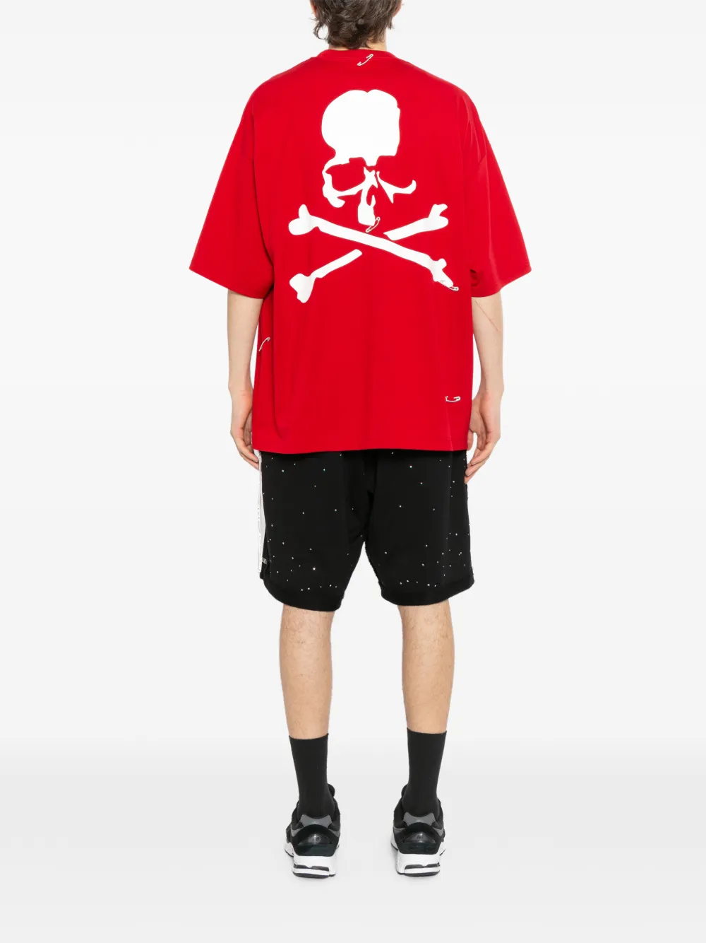 Mastermind Japan T-shirt met logoprint Rood