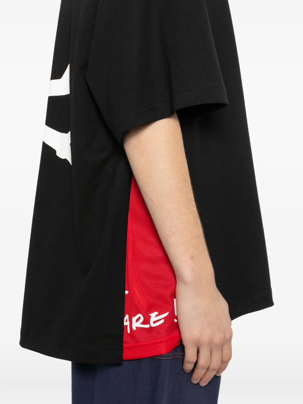 Mastermind Japan T-shirt met doodskopprint Zwart