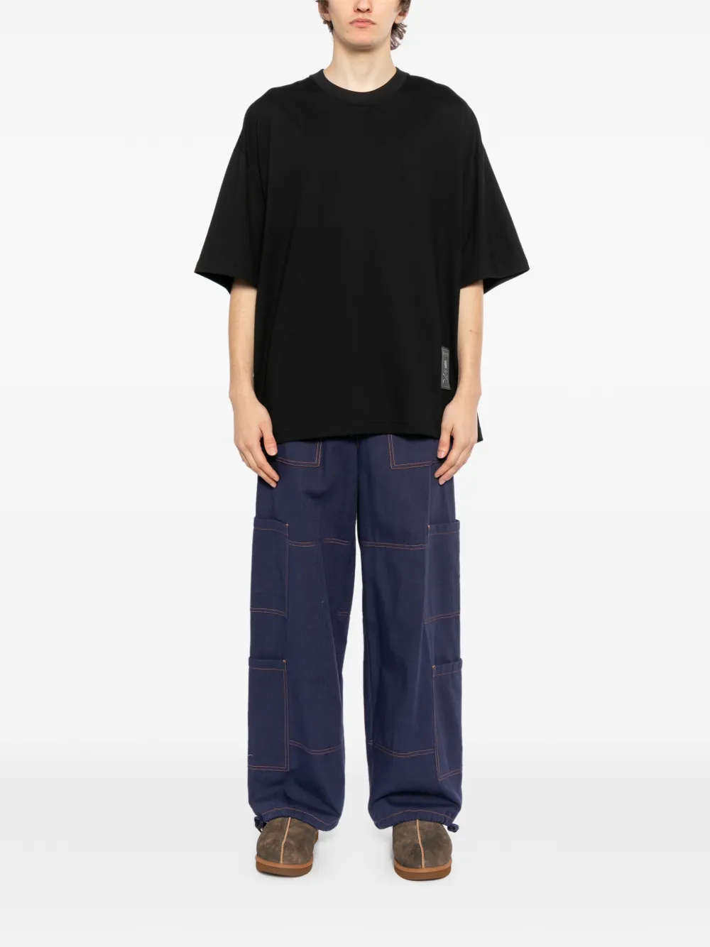 Mastermind Japan T-shirt met doodskopprint Zwart