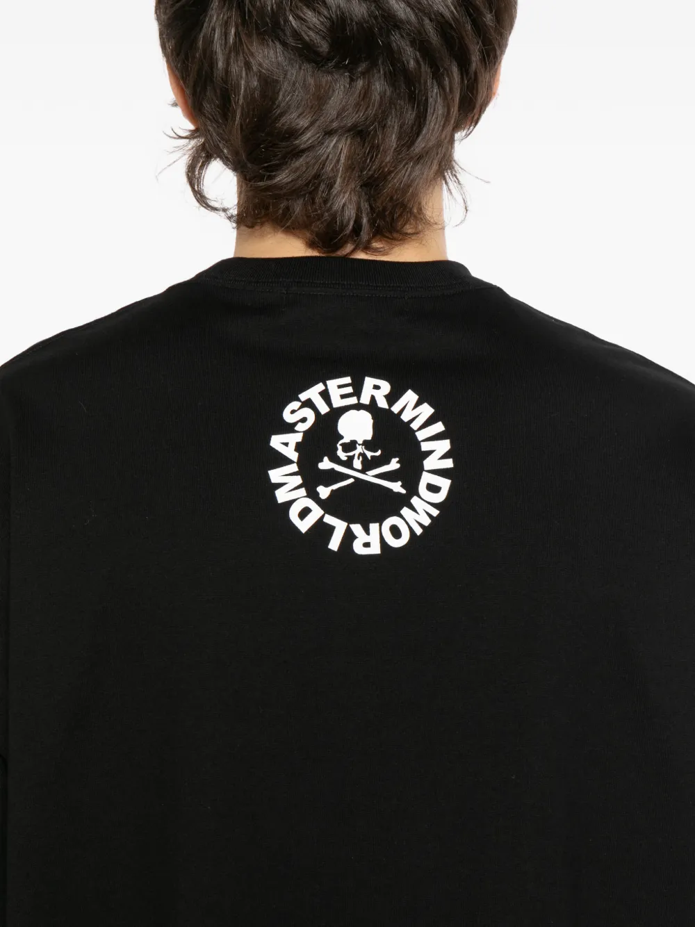 Mastermind World T-shirt met doodskopprint Zwart