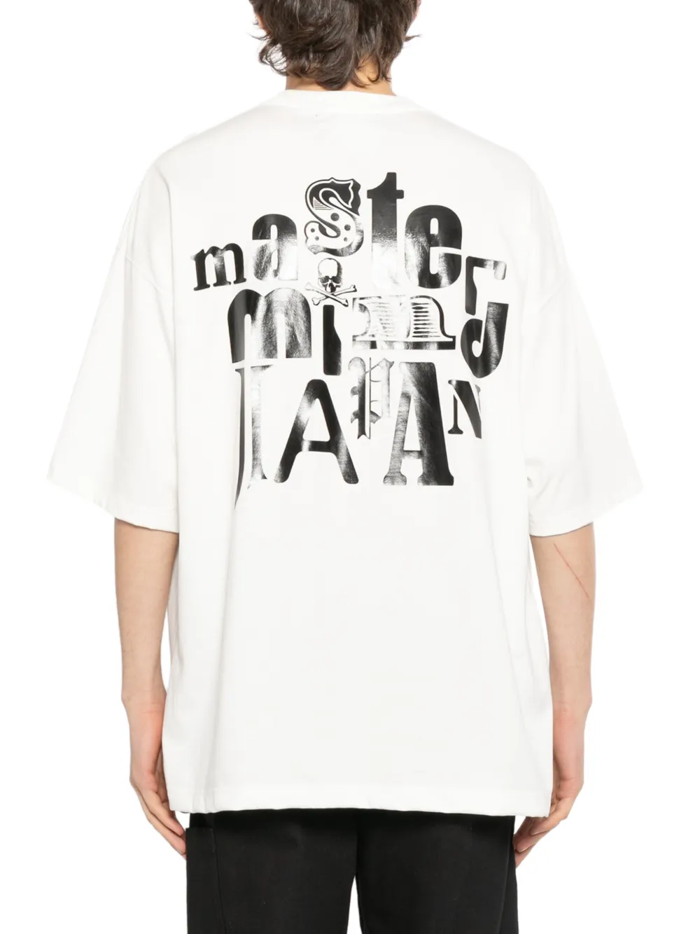 Mastermind Japan T-shirt met grafische print Wit