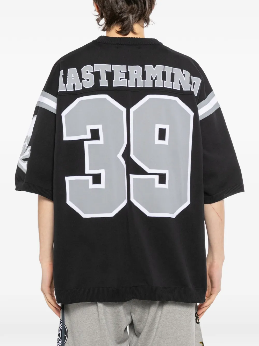 Mastermind Japan Football T-shirt Zwart