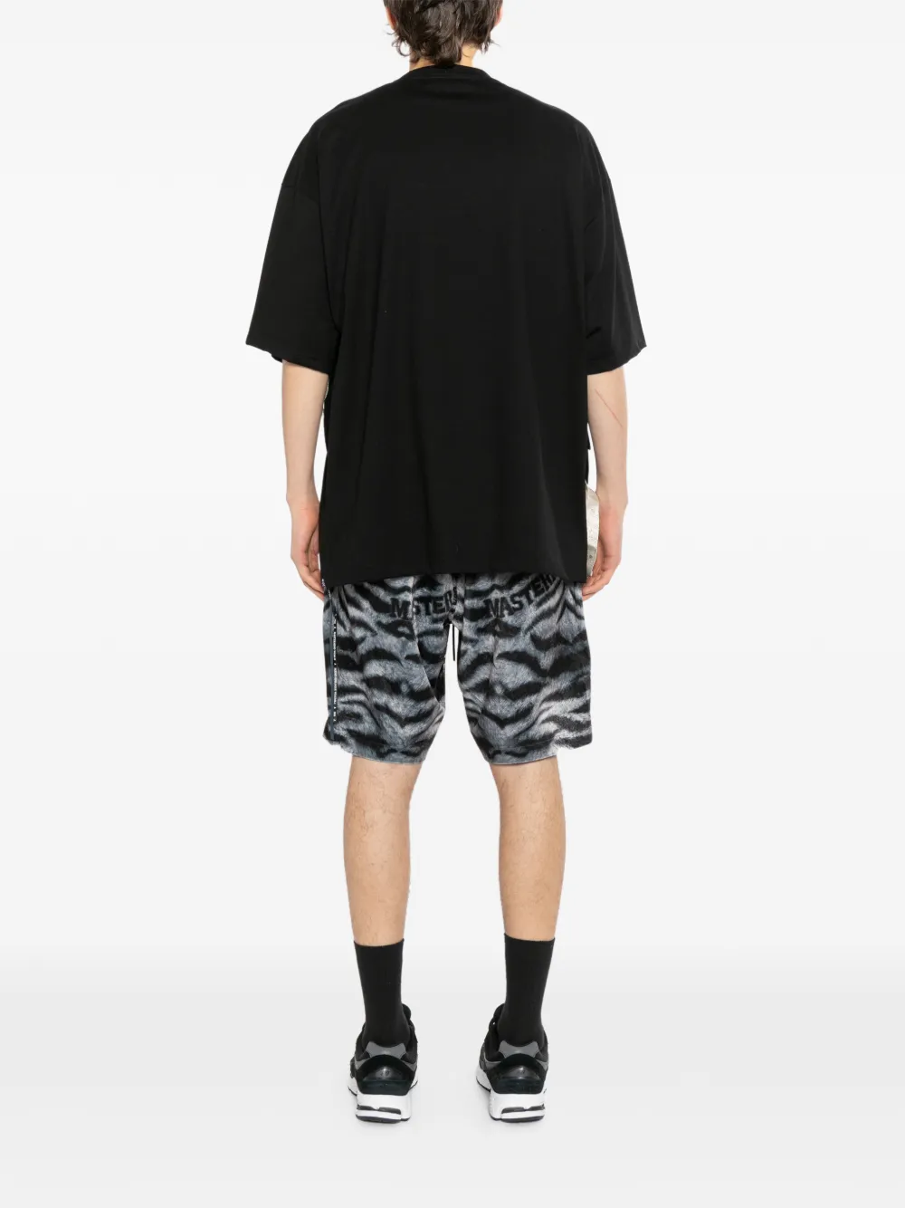 Mastermind World T-shirt met geborduurd logo Zwart