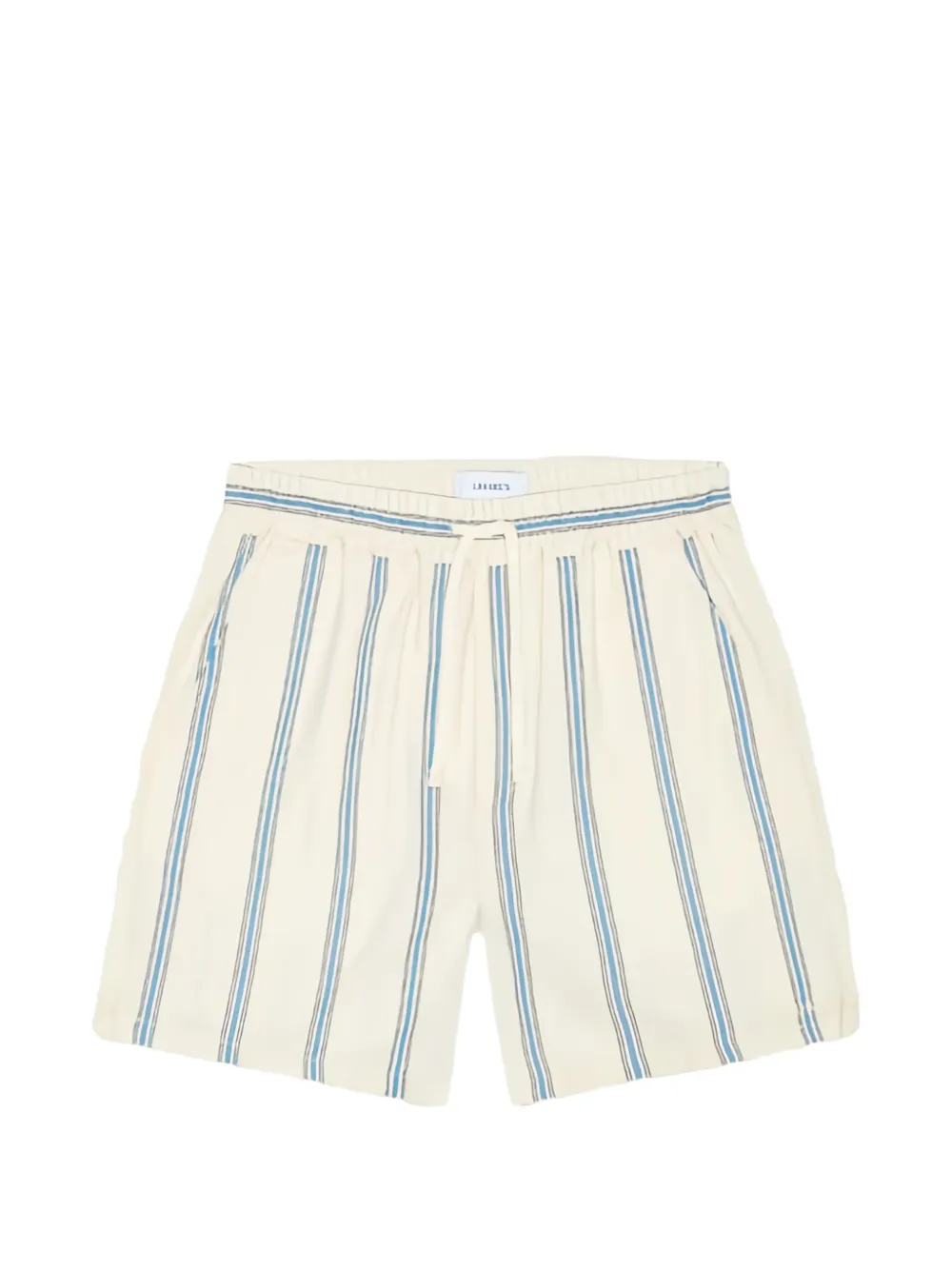 Les Deux Lawson striped cotton swim shorts - Toni neutri