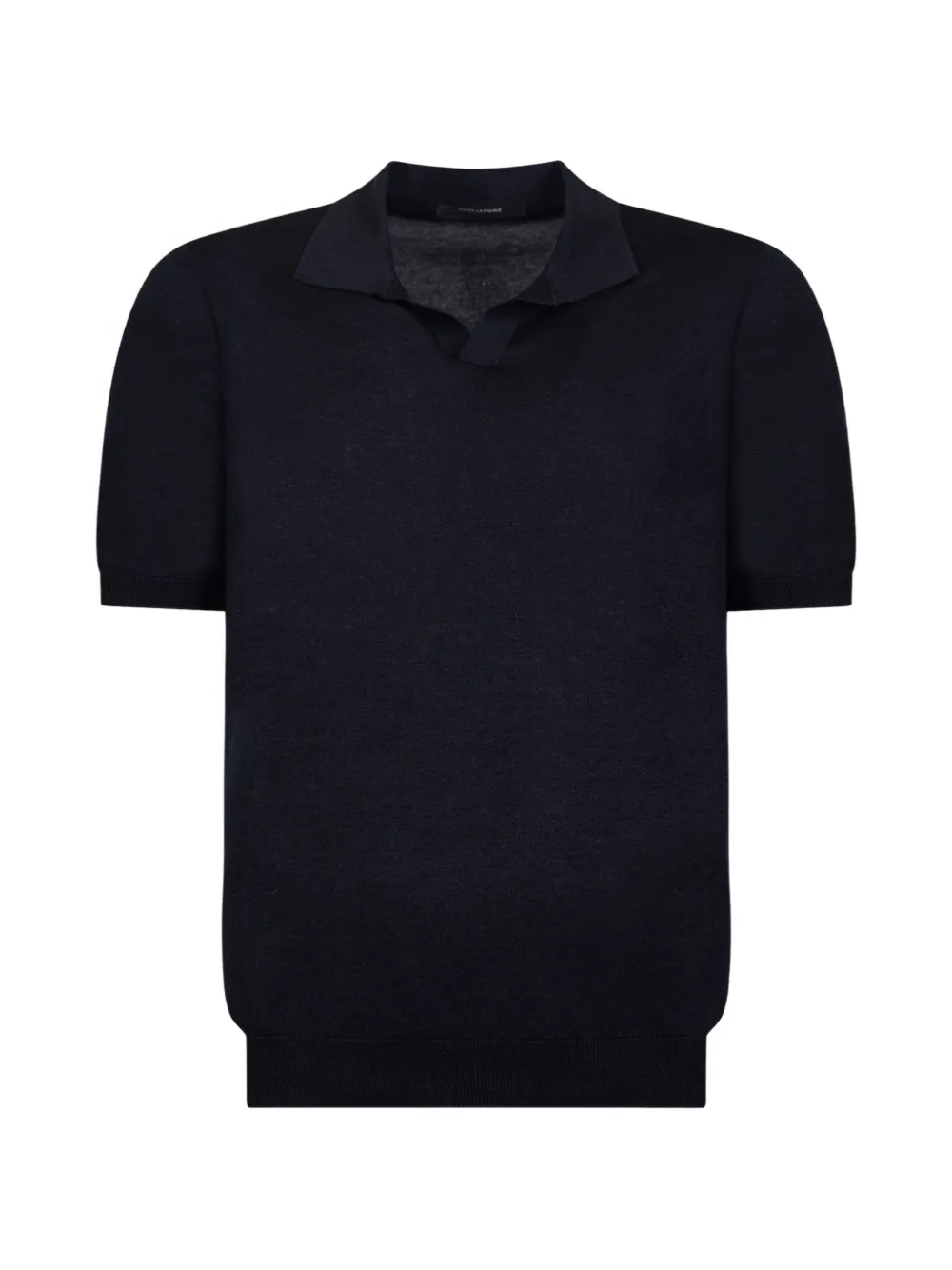 Tagliatore polo-collar T-shirt - Blu