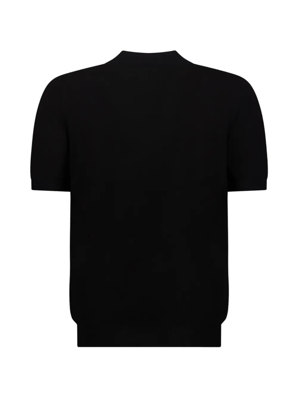 Tagliatore T-shirt met polokraag Zwart