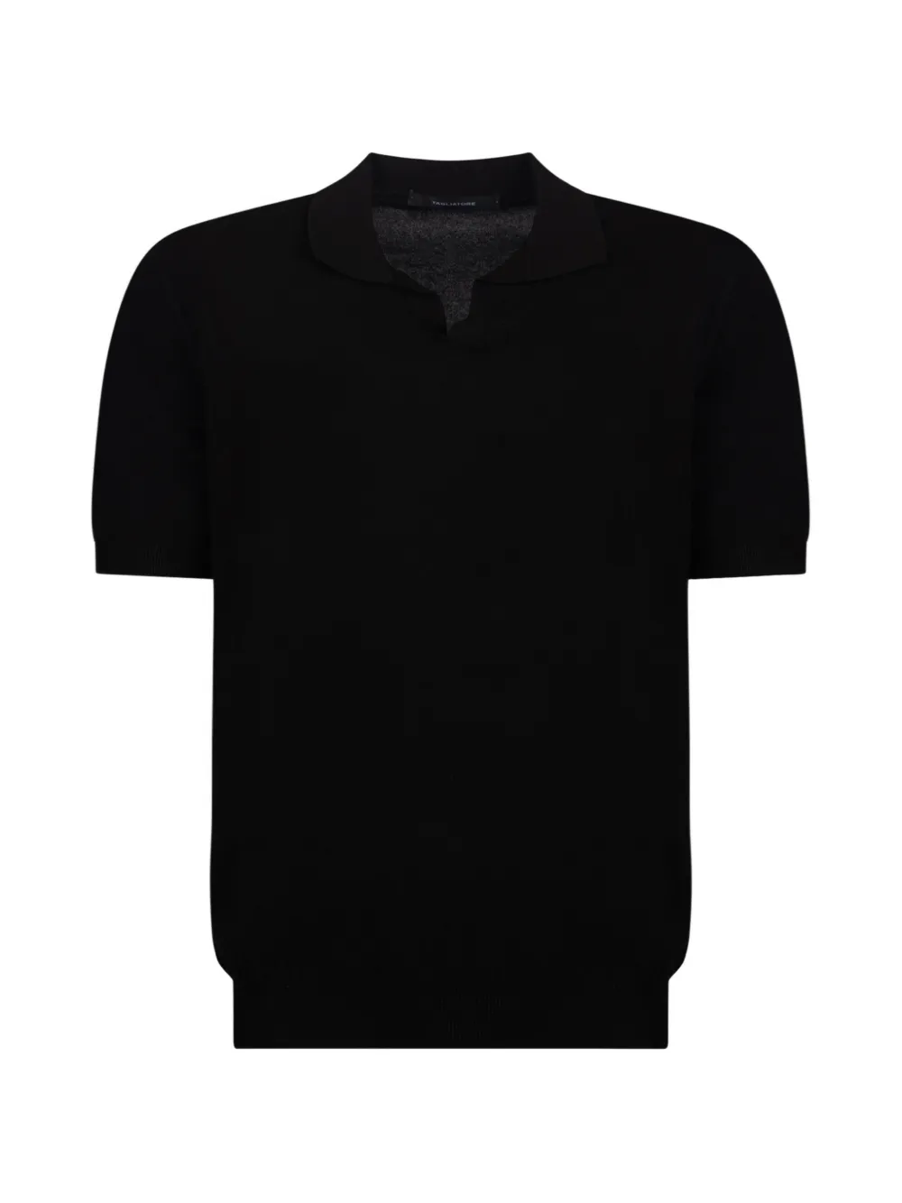 Tagliatore polo-collar T-shirt - Nero