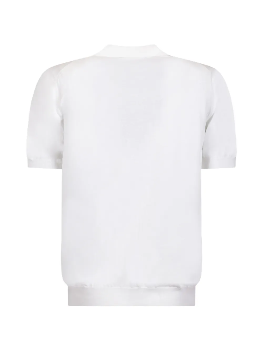 Tagliatore Poloshirt met korte mouwen Wit