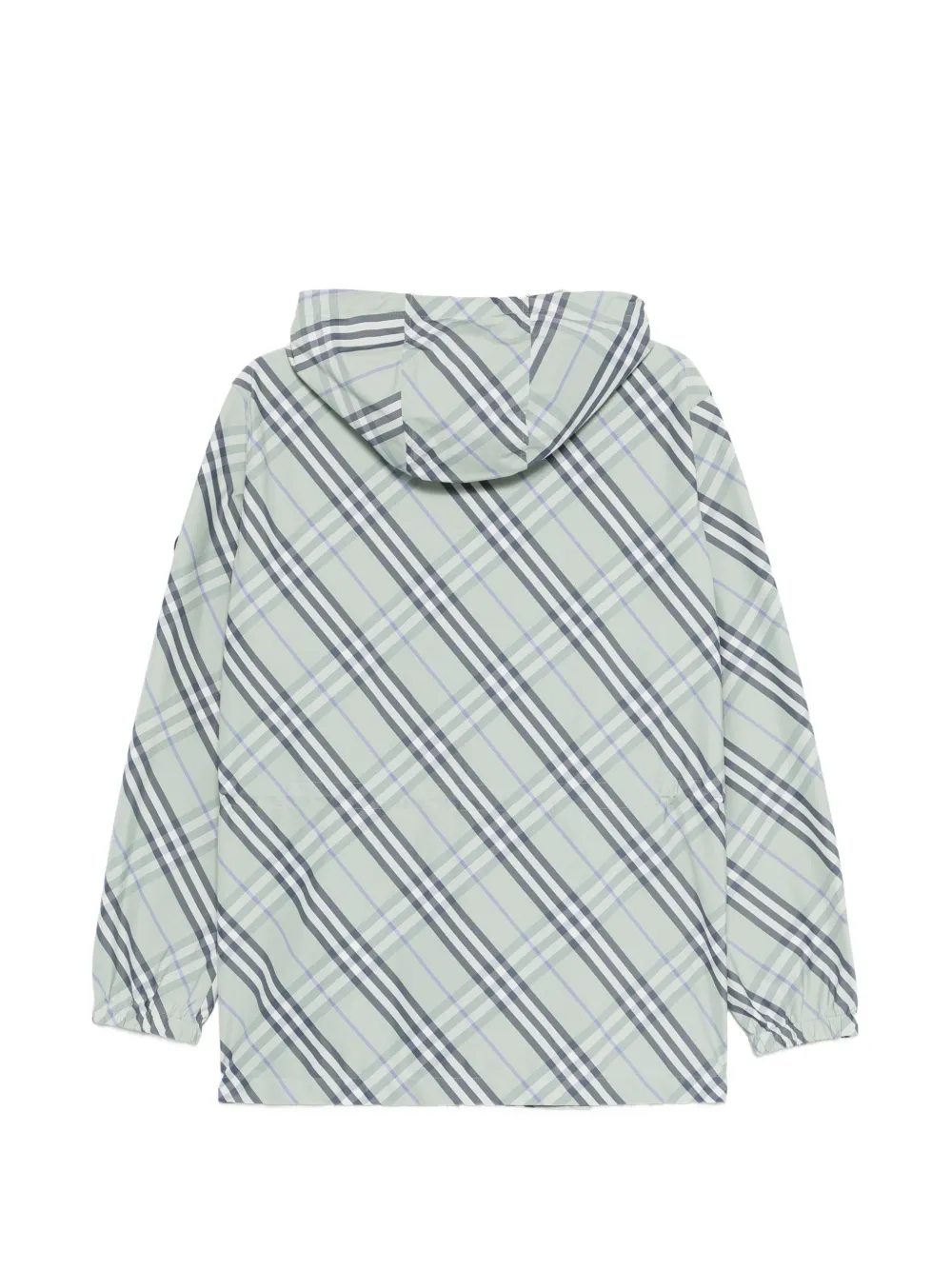 Burberry Geruit jack Groen