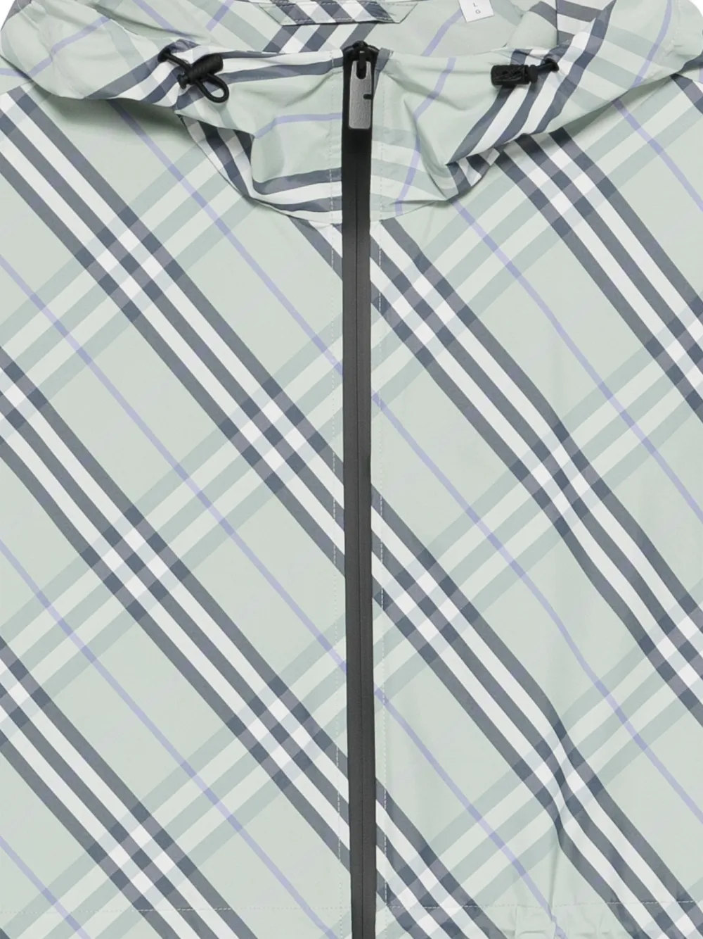 Burberry Geruit jack Groen