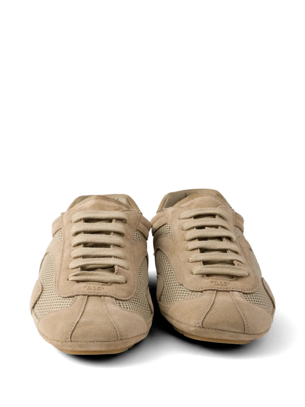 Prada Montecarlo Re-Edition 2005 suède sneakers Beige