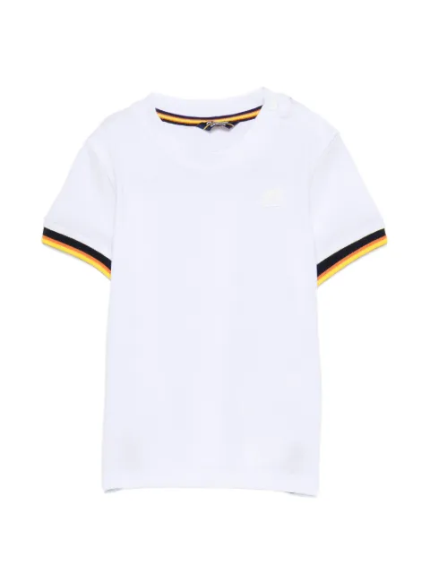 K Way Kids ribbed crew-neck T-shirt