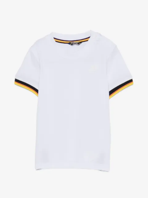 K Way Kids ribbed crew-neck T-shirt
