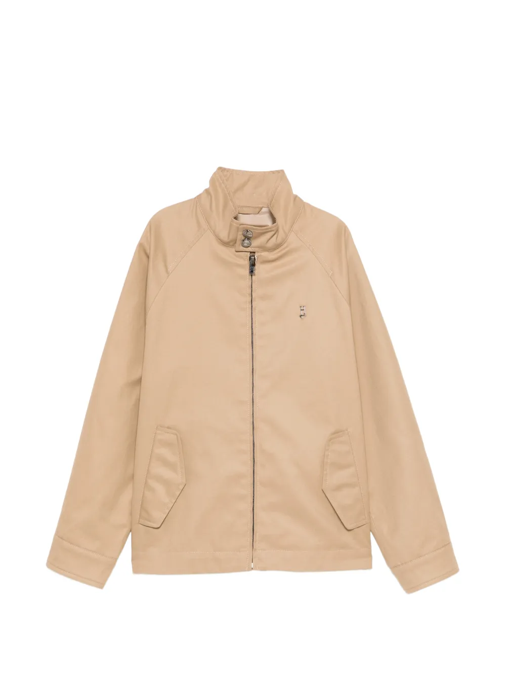 Herno Kids logo-appliqué jacket - Neutrals