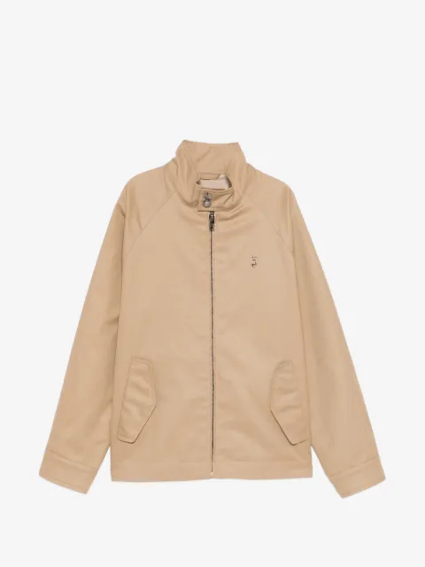 Herno Kids logo-appliqué jacket