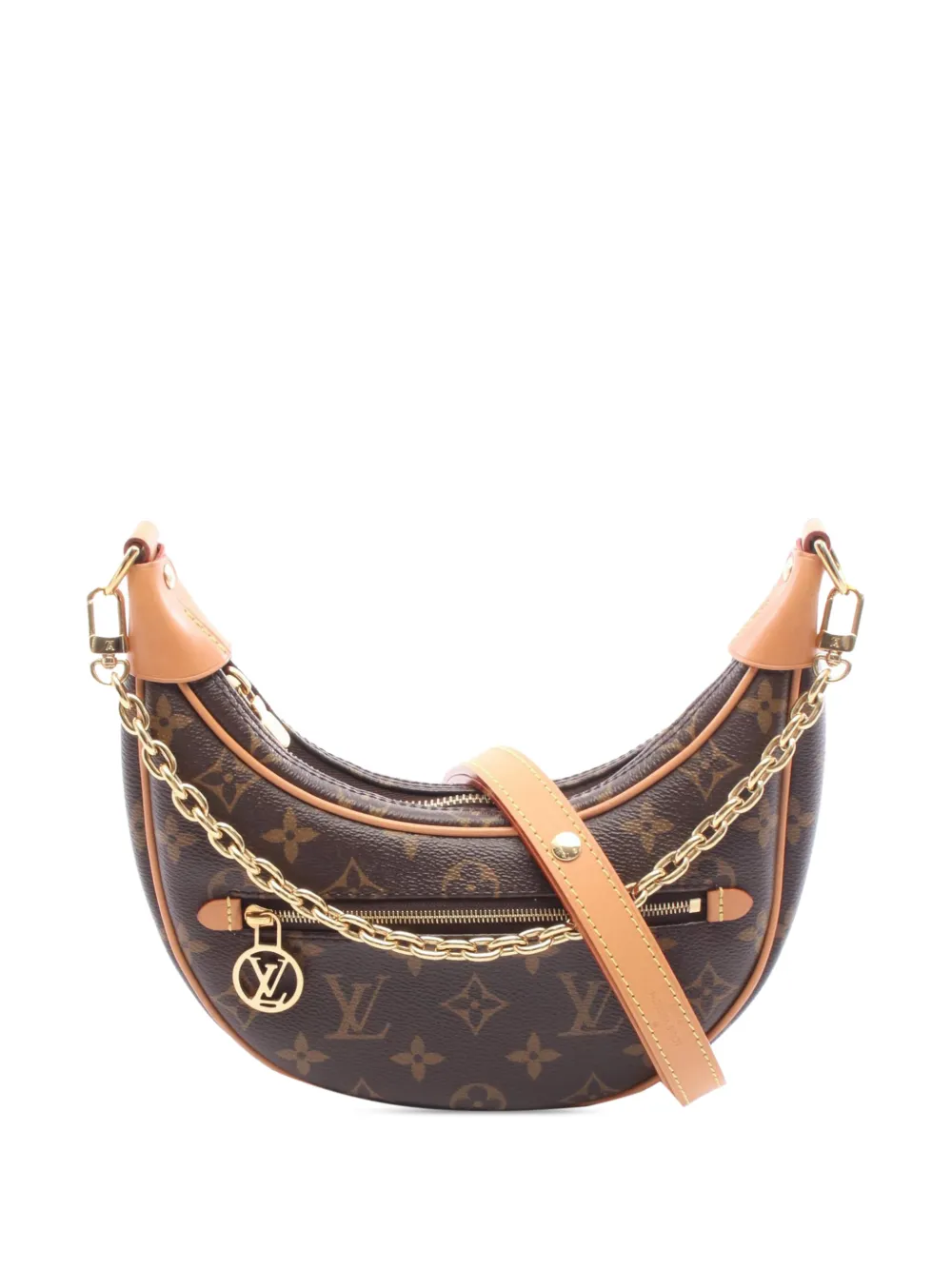 Louis Vuitton Pre-Owned Borsa a spalla Loop con monogramma 2010-2026 - Marrone