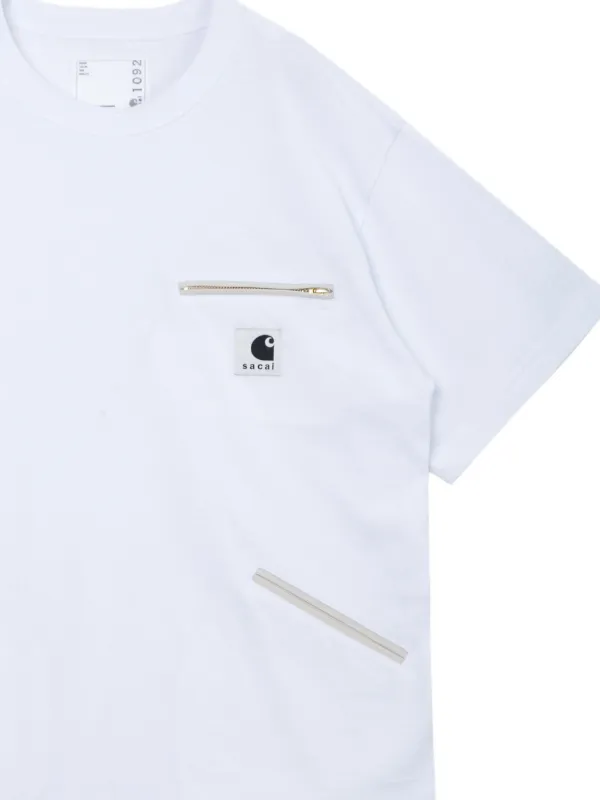 Sacai x Carhartt WIP Cotton T-shirt | White | FARFETCH PH