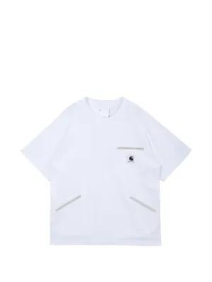 Sacai Chest Pouch Pocket T-shirt | White | FARFETCH JO
