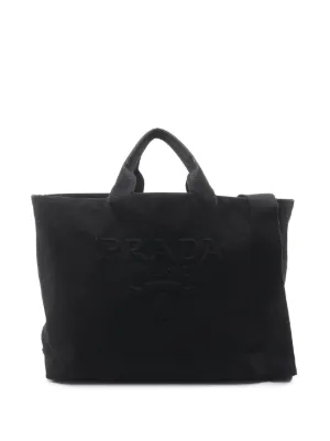 Prada Pre-Owned 2010s リボン ハンドバッグ | ブラック | FARFETCH JP