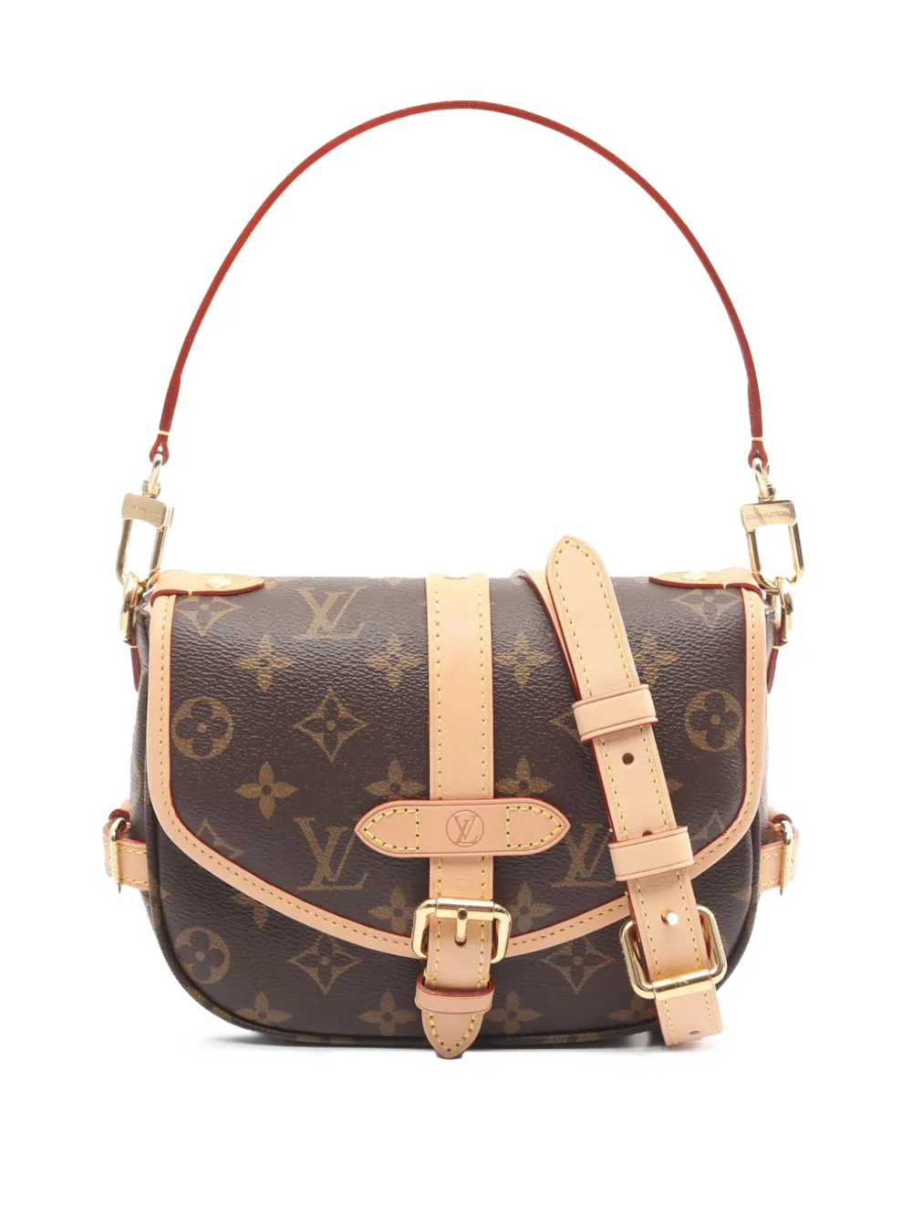 Louis Vuitton Pre-Owned 2010-2026 Monogram Mini Jacquard Saumur BB satchel - Braun