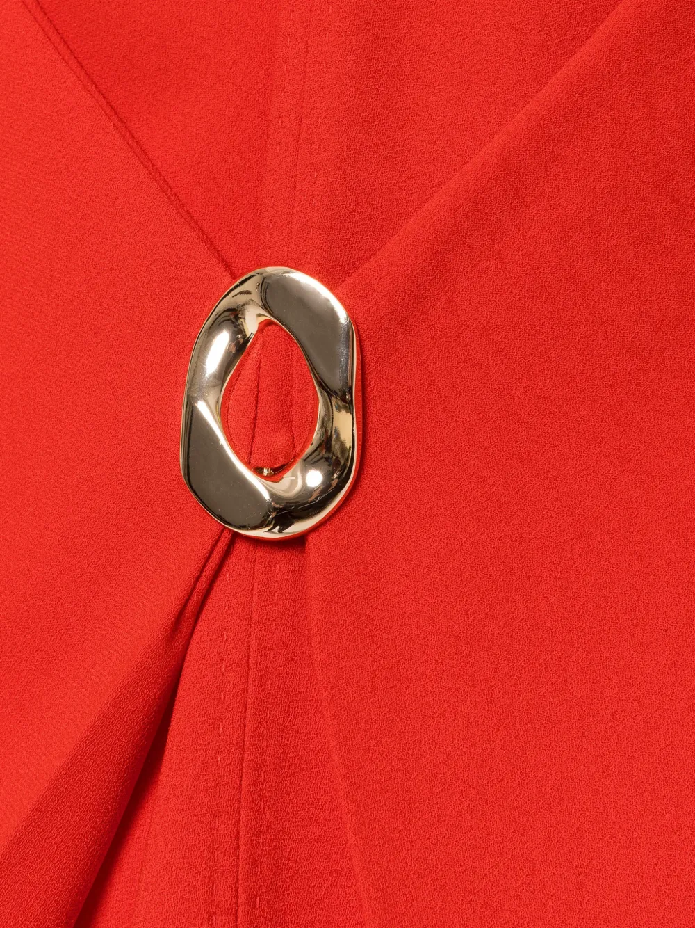 NISSA Top met V-hals Rood