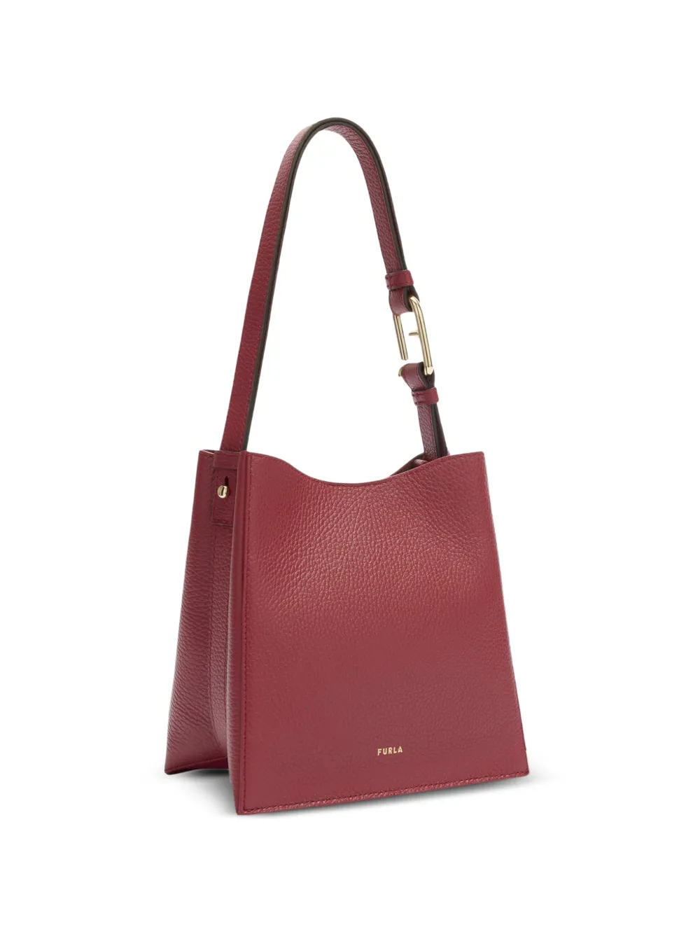 Furla grained handle tote bag - Rot
